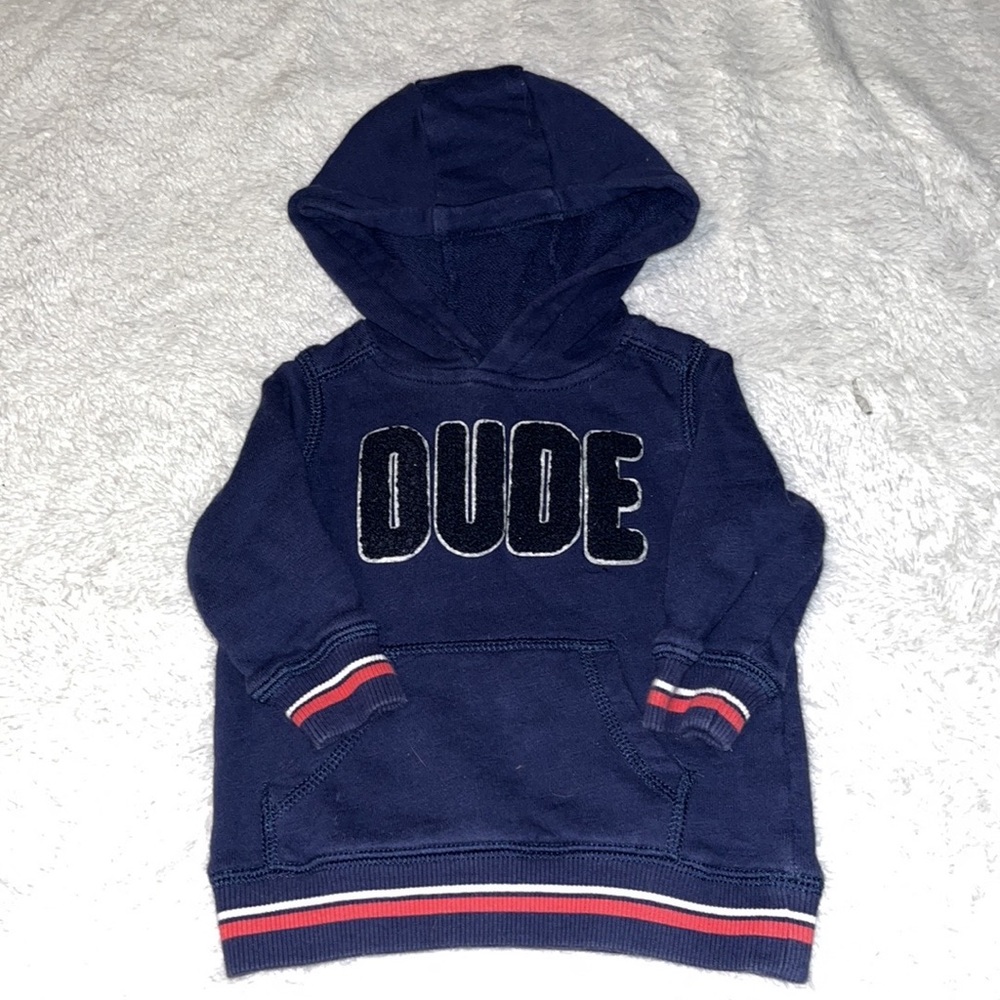 (3 for $10) carters blue navy dude sweater 6 month baby boy clothing